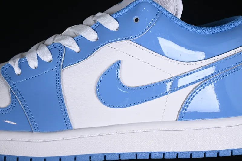 All categories Air Jordan Jordan series basketball shoes Air Jordan 1 Low Air Jordan 1 Low AJ1 Joe 1 patent leather blue cultural low-top casual sneakers FZ2138-114